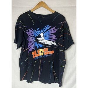 Vtg U.S. Space & Rocket Center Huntsville AL. Rare T-shirt Size L Single Stitch